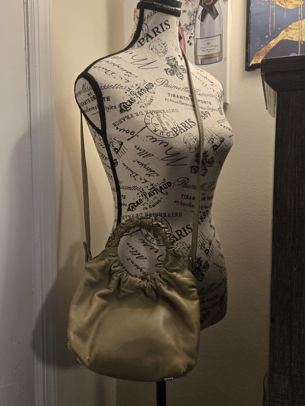 The ROW Ruched Handle Bag in Sage - Picture 8 of 15